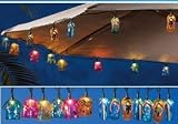2 Sets Flip Flops, Shirts, Shorts String Lights