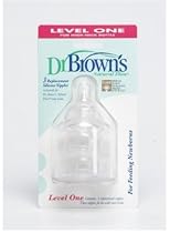 Dr. Brown's Natural Flow Level One Wide Neck Nipple, 3 Pack
From Dr. Brown's
