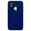 Otterbox APL4-I4SUN-F5-E4OTR Commuter Series Hybrid Case for iPhone 4 & 4S  - Retail Packaging - Night Blue/Ocean