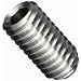 316 Stainless Steel Set Screw, Internal Hex Drive, Cup Point, Meets ASME B18.3/ASTM F880, 1" Length, 1/4"-20 Threads (Pack of 50)