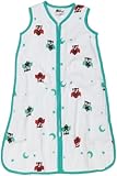 Pinzon Baby By aden + anais Cotton Muslin Winter Warmth Sleeping Bag, Night Owl, Small