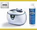 Image of Sonic Power Professional Digital Ultrasonic Cleaning Machine - Cleans without Harmful Chemicals, Jewelry, Watches, Optics, Eyeglasses, Dentures, and Any Other Delicate Items Cleaner + Blitz Jewelry & Gem Cleaner (Concentrate 8oz.) + DB Roth 100% Cotton Flannel All-in-one Jewelry Cloth