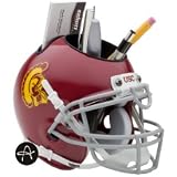 USC Trojans Miniature Football Helmet Desk Caddy