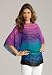metrostyle Ombr&Atilde;&copy; Stripe Blouse (AMAZON MULTI,XL)
