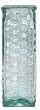 Clear Spanish Recycled Glass Vase 14"H