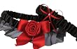 Hortense B. Hewitt Wedding Accessories Garter Set, Midnight Rose by Hortense B Hewitt