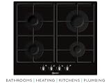 Neff Front control gas hob 60cm Black tempered glass Series 2