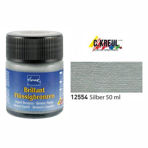 C.Kreul Home Design 12554 - Fl&uuml;ssigbronzen Silber 50 ml
