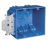 Electrical Boxes: 2 Gang Square PVC Outlet Box