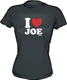 I HEART Love Joe Women's tee Shirt in 6 Colors Small thru XXL