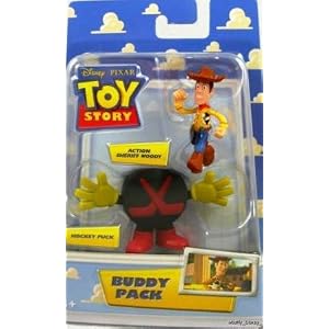 Toy Story Action Sheriff Woody and Hockey Puck Buddy Pack by 
