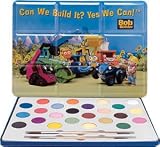 Bob The Builder 24 Water Colors / Watercolors in Tin Case by Schylling