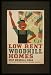 Cleveland Metropolitan Housing Authority (Low Rent Woodhill Homes) Black Wood-Mounted Art Poster Print - 11 X 17