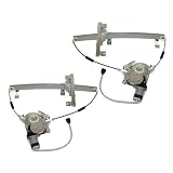 94-97 Rodeo Passport Front Power Window Regulators with Motors Pair Set by Aftermarket