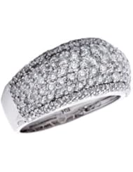 Effy Jewlery 14K White Gold Diamond Ring, 2.57 TCW Ring size 10