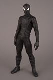 Spider-Man 3 Sideshow Medicom Real Action Hero Movie 12 Inch Figure Black Costume Spider-Man