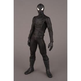 Spider-Man 3 Sideshow Medicom Real Action Hero Movie 12 Inch Figure Black Costume Spider-Man