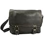 David King & Co Distressed Leather Laptop Messenger