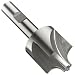 Niagara Cutter CRE124 High Speed Steel (HSS) Corner Rounding End Mills, Inch, Weldon Shank, Uncoated (Bright) Finish, Finishing Cut, Non-Center Cutting, Helix, For Use With All Materials
