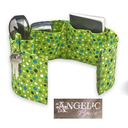Purseket Medium Purse Organizer Insert Green Sea Bubbles