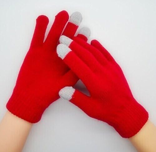 Mostick Touch Screen Gloves for Smartphone and iPad (Red)