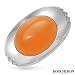 Boucheron! Beautiful Ring with 7.15ctw Chalcedony Made of 18K Gold (Size 5)