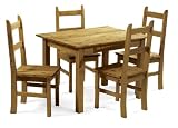 from Seconique Dining Table and Chairs Mexican Pine Corona Dining Room Set