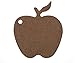 Epicurean Cutting Surfaces Novelty Series Cutting Board, Apple, Nutmeg