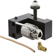 Dorian Tool V35 Victory Thru Coolant Chromium Molybdenum Alloy Steel Quick Change Dovetail Drill Chuck Toolholder for V35TC Automatic Thru Coolant Tool Post, 0" - 1/2" Tool Capacity, 3-47/64" Height