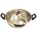 Sunpentown HK-4200A Stainless-Steel Induction-Ready Pot with Glass Lid