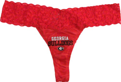 Georgia Bulldogs Women's Red B-II Thong