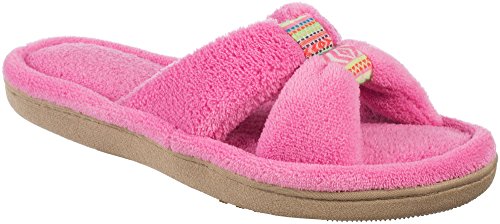 Isotoner Women's Microterry Mallory X-Slide Slippers