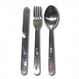 Highlander KFS Clip Set Fork Spoon Knife Bottle Opener Camping Hiking Bushcraft