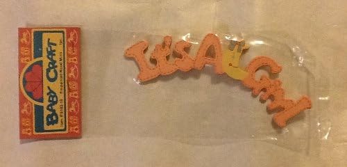 Baby Craft, Pre-painted, Wood Minis, Decorative Miniatures. Pink, It's A Girl