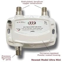 PCT 1-PORT BI-DIRECTIONAL CABLE TV HDTV AMPLIFIER SIGNAL BOOSTER WITH PASSIVE RETURN PATH