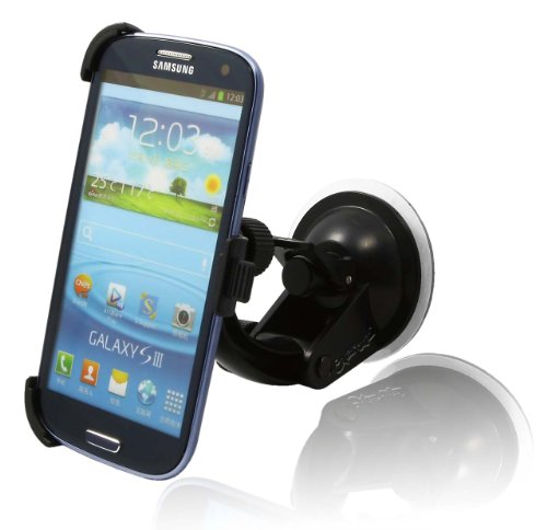 CrazyOnDigital In Car Holder Mount Cradle for AT&T, T-Mobile, Sprint, Verizon Samsung Galaxy S III