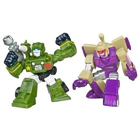 Transformers Universe Robot Heroes Autobot Hound v Blitzwing