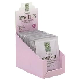 Desert Essence - Cleansing Towelettes, 24 packets