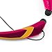 Rymemo 2016 Newest Match Color Universal Wireless Bluetooth 4.1 Music Earphones Stereo Headphones Sports/running Magnetic Headset Earbuds for Iphone Samsung Lg, Gold-magenta