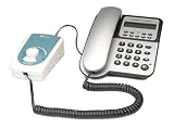 Amplicom TA 10 Universal Telefonverstaerker f&uuml;r schnurgebundene Telefone 30dB stufenlose Lautstaerke-Regelung Verstaerkertaste 40dB