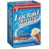Lactaid Fast Act Lactase Enzyme Supplement, Variety Pack of 288 Count Total Lactaid-up