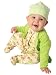 Baby #10 - Monkey's Footie Outfit - Green - 0-6 Mths