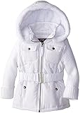 YMI Little Girls' Toddler Sweater Sleeve Polyester Jacket with Hood