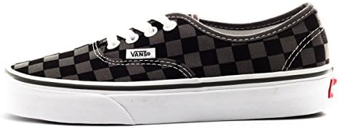 Vans Unisex's VANS AUTHENTIC SKATE SHOES 11.5 (PEWTER/BLACK (CHECKERBOARD))
