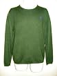CA$HMERE Mens Punk Skull Cashmere Sweater in Forest Green