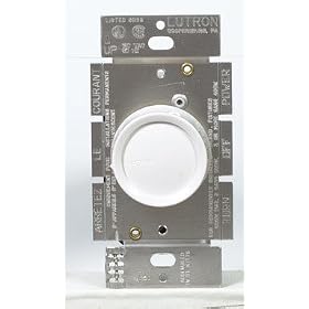 Lutron #D-600RH-DK 600W SP Rotating Dimmer by LUTRON ELECTRONICS INC