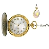 Colibri Pocket Watch Large Easy To Read Two Tone PWS095936N