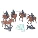 Civil War Union Cavalry: 25 Piece Set of 1:32 Soldier Figures and Horses
