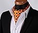 SetSense Men's Plaid Jacquard Woven Self Cravat Tie Ascot