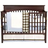 Metro Blue/Chocolate 4 pc Crib Set